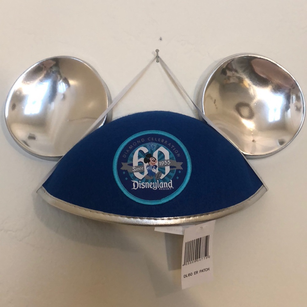 Disneyland 60th Anniversary classic Mickey Ears